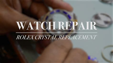 rolex datejust crystal replacement